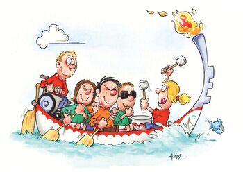 Wir sitzen in einem Boot – Hauptsache gemeinsam.