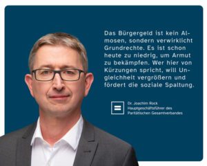Paritätischer kritisiert Bürgergeld-Kürzungsforderung