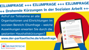 Eil-Umfrage des Paritätischen bis 09.10.
