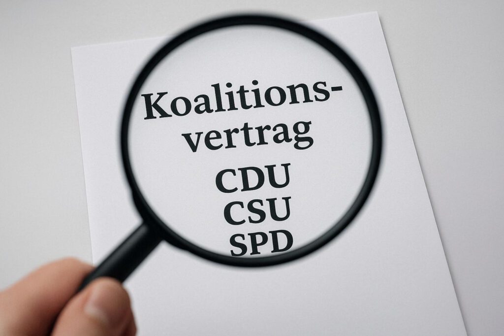 Auswertung des Koalitionsvertrags 2025
