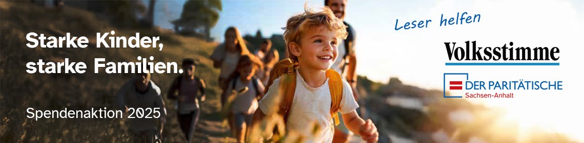 Spendenaktion Volksstimme und Parität Sachsen-Anhalt