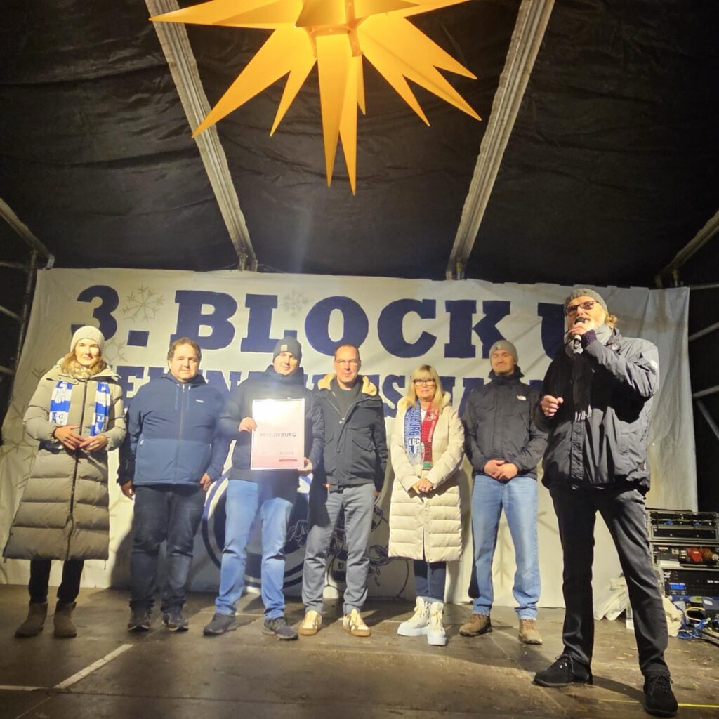Auszeichnung für das Fanprojekt Magdeburg