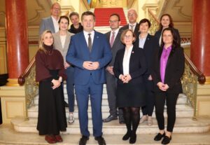 Im Gespräch mit dem Ministerpräsidenten Sven Schulze