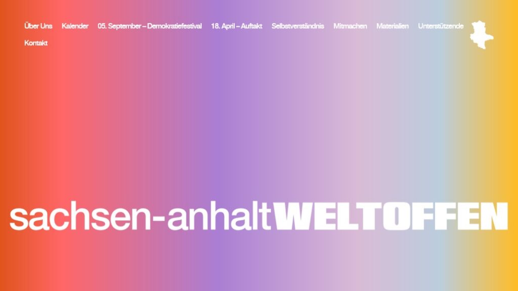 Demokratiefestival Sachsen-Anhalt 05.09.